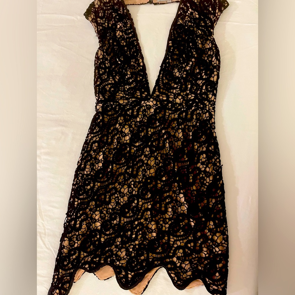 Bless’Ed are the Meek black lace dress